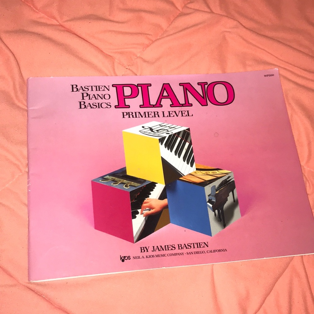 Bastien Piano Basics Piano Primer Level booklet